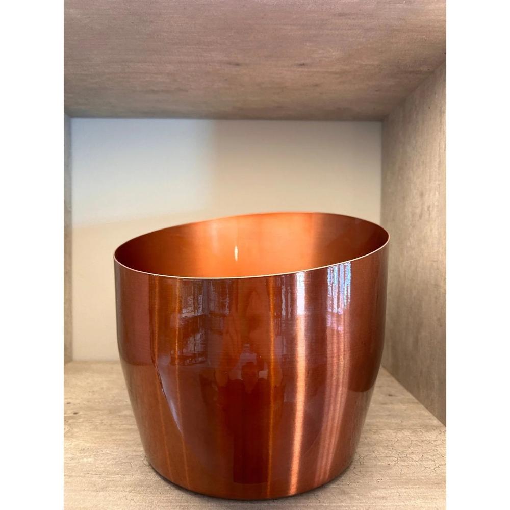 Copper Metal Bar Tubs Champagne Bucket Polished Finished Wine Bottle Chiller Tub - Color: As Shown