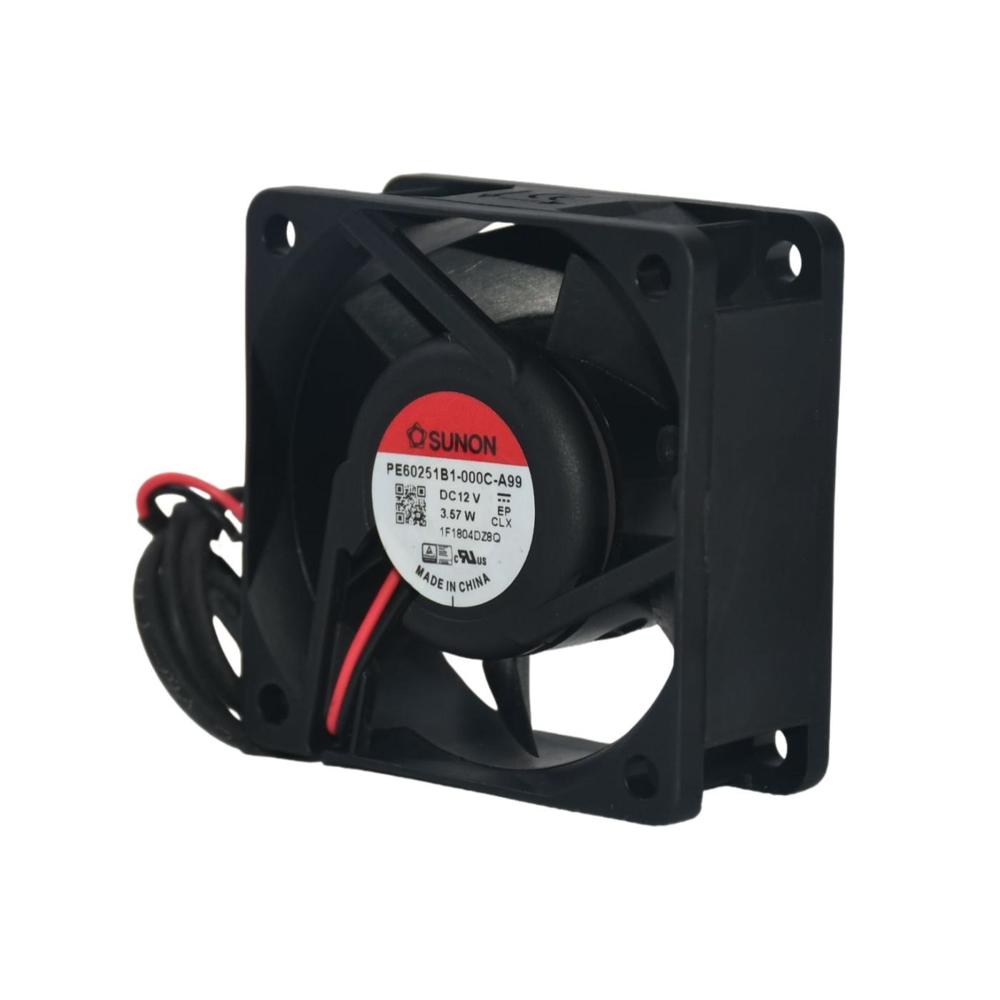 SUNON PE60251B1-000C-A99 12V DC 3.57W 6025mm Industrial Inverter Axial Fan with Ball Bearing Cooling Fan 