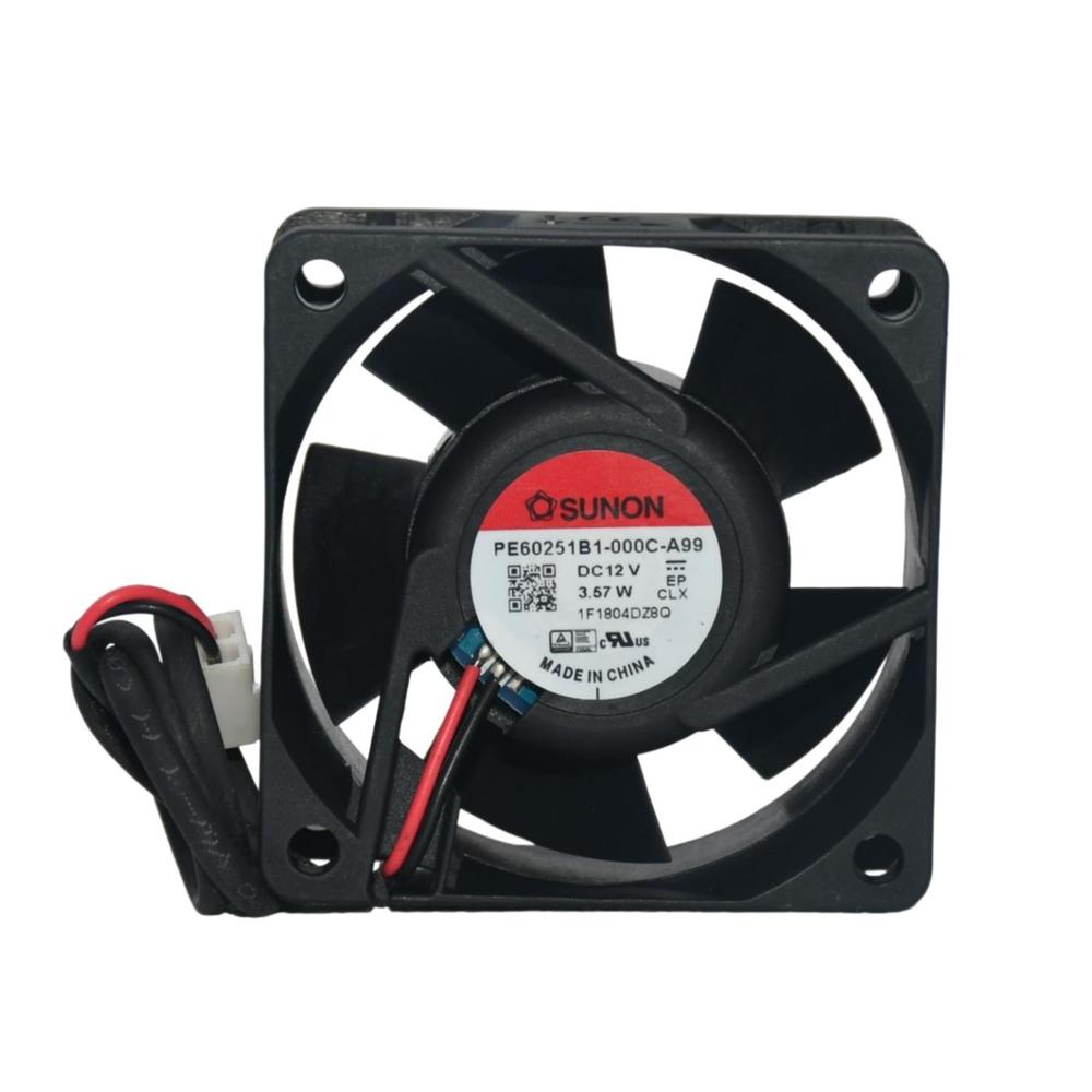 SUNON PE60251B1-000C-A99 12V DC 3.57W 6025mm Industrial Inverter Axial Fan with Ball Bearing Cooling Fan 
