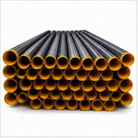 Double Wall Corrugated Pipes - Color: Black
