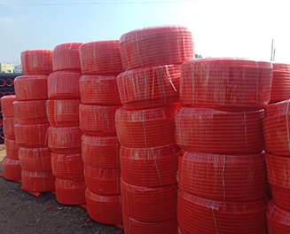 Hdpe Dwc Electric Cable - Color: Orange