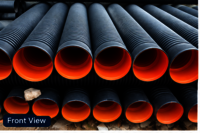 Drainage Pipes - Color: Grey