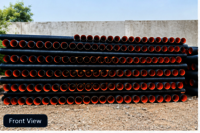Hdpe Double Wall Corrugated Sewage Pipe - Color: Black