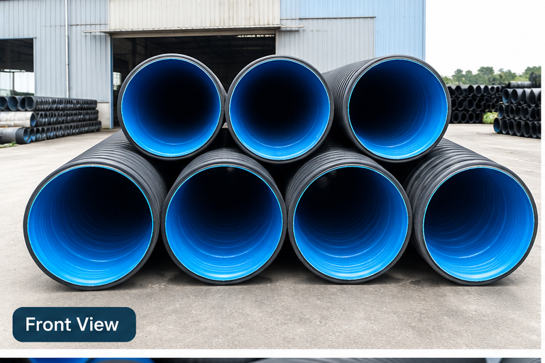 Underground Hdpe Pipes - Color: Black