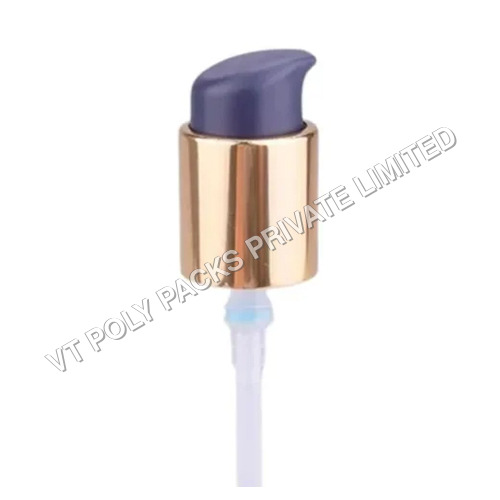 Golden Plastic Lotion Pump