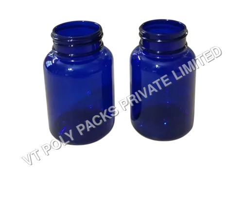 100ml Blue Tablet Container