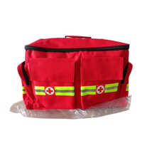 Fabric First Aid Bag - Color: Red