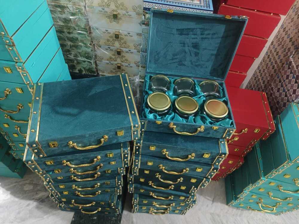 Dry Fruit Jar Box - Color: Green