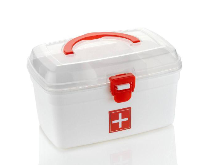 Plastic First Aid Box - Attributes: Long Life