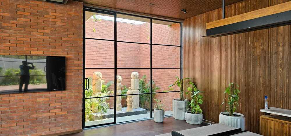 Interior Aluminium Partitions - Color: Black