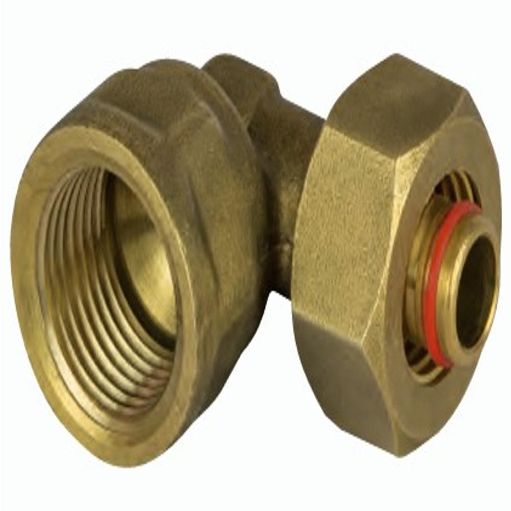 Multilayer Composite Pipe Brass Female Elbow Fittings - Application: Industrial