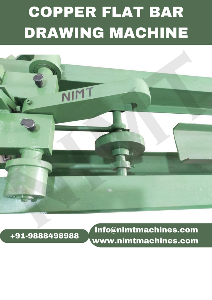 Copper Flat Bar Drawing Machine - Color: Green