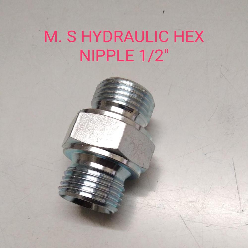 MS Hydraulic Hex Nipples
