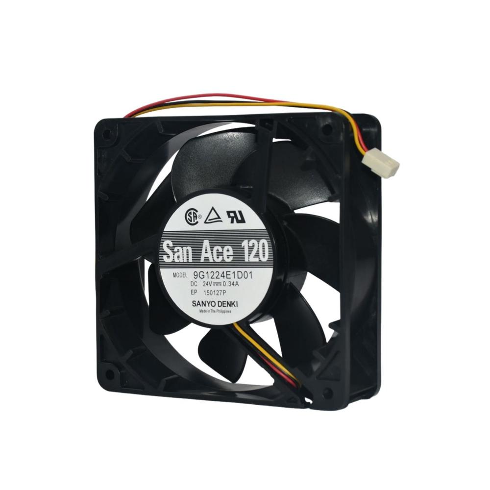 SANACE 9G1224E1D01 24V 0.34A 12038mm Inverter Cooling Industrial Fan Ball Bearing Electric Power Source