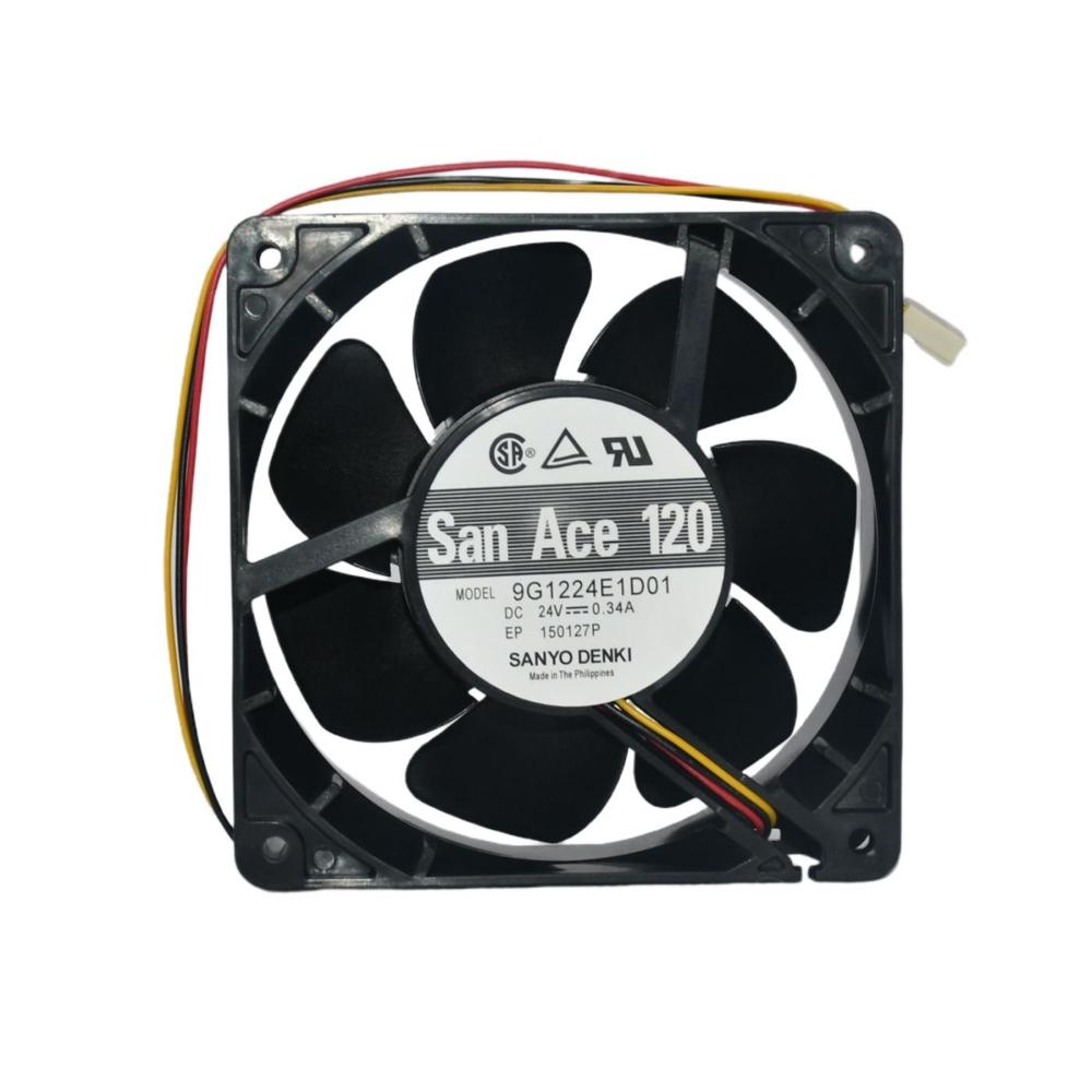 SANACE 9G1224E1D01 24V 0.34A 12038mm Inverter Cooling Industrial Fan Ball Bearing Electric Power Source