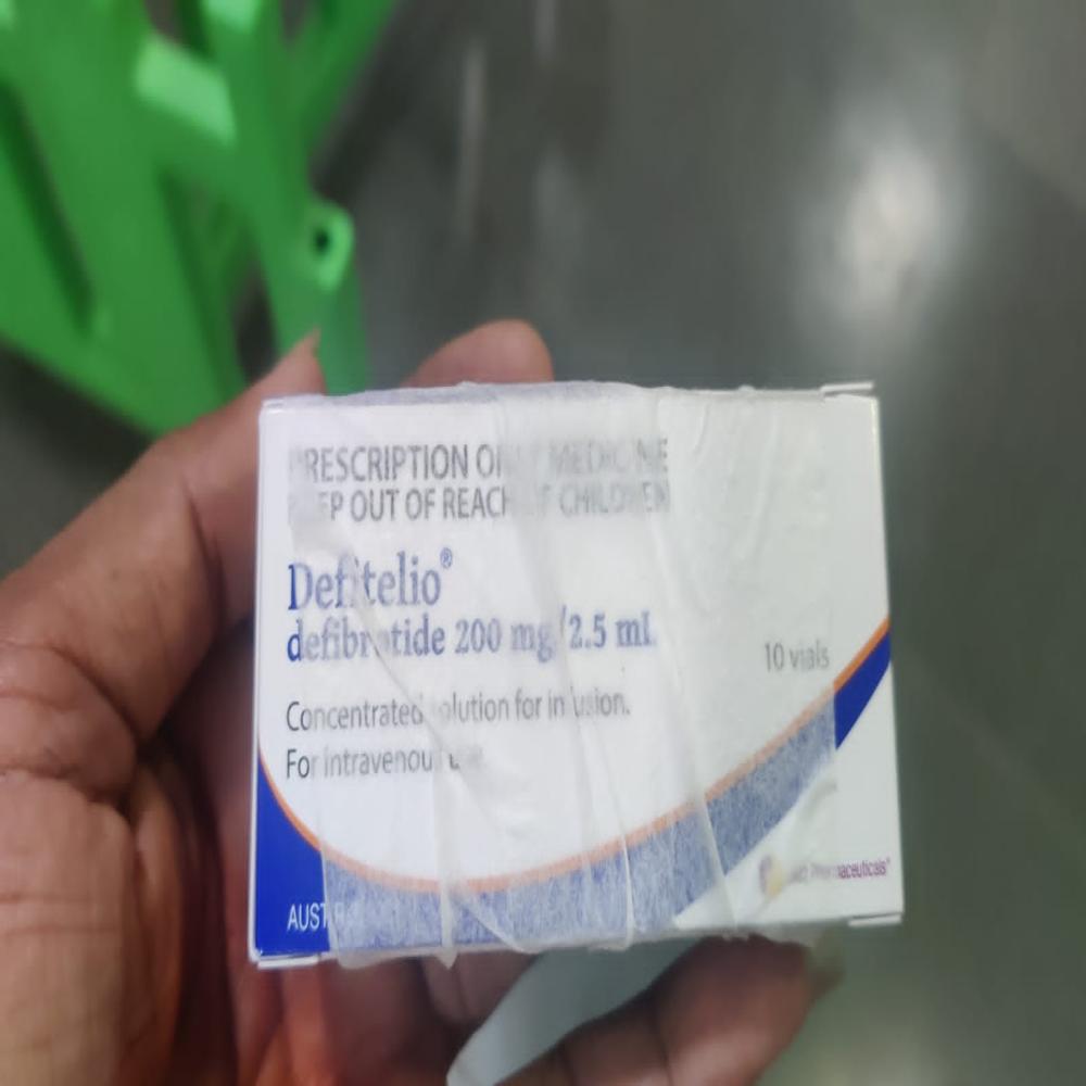 Defitelio 200mg Solution (Defibrotide 200mg/2.5ml)