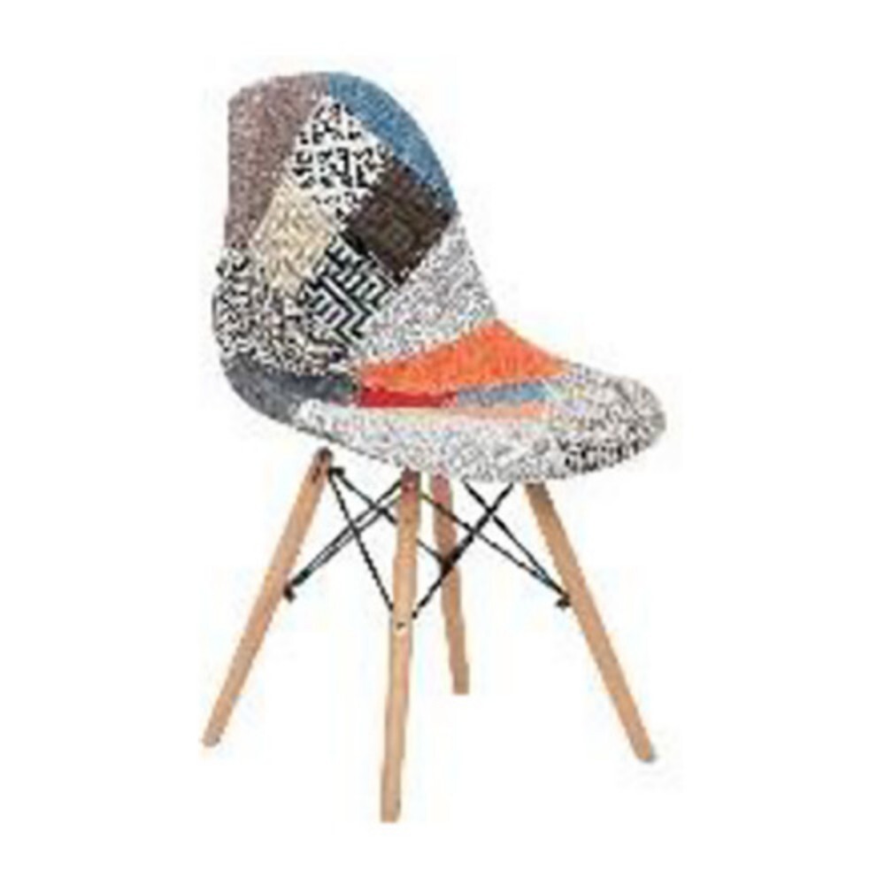 Trendy Cushion Imp Patched Multicolor Upholstery Chair - Color: Different Available