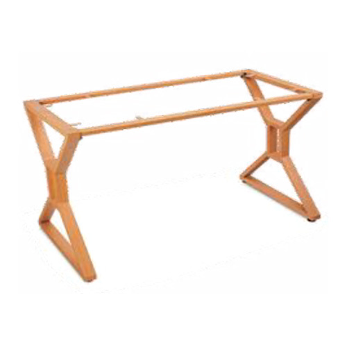 QT 31 Wood Grain Finish Metal Table Stand