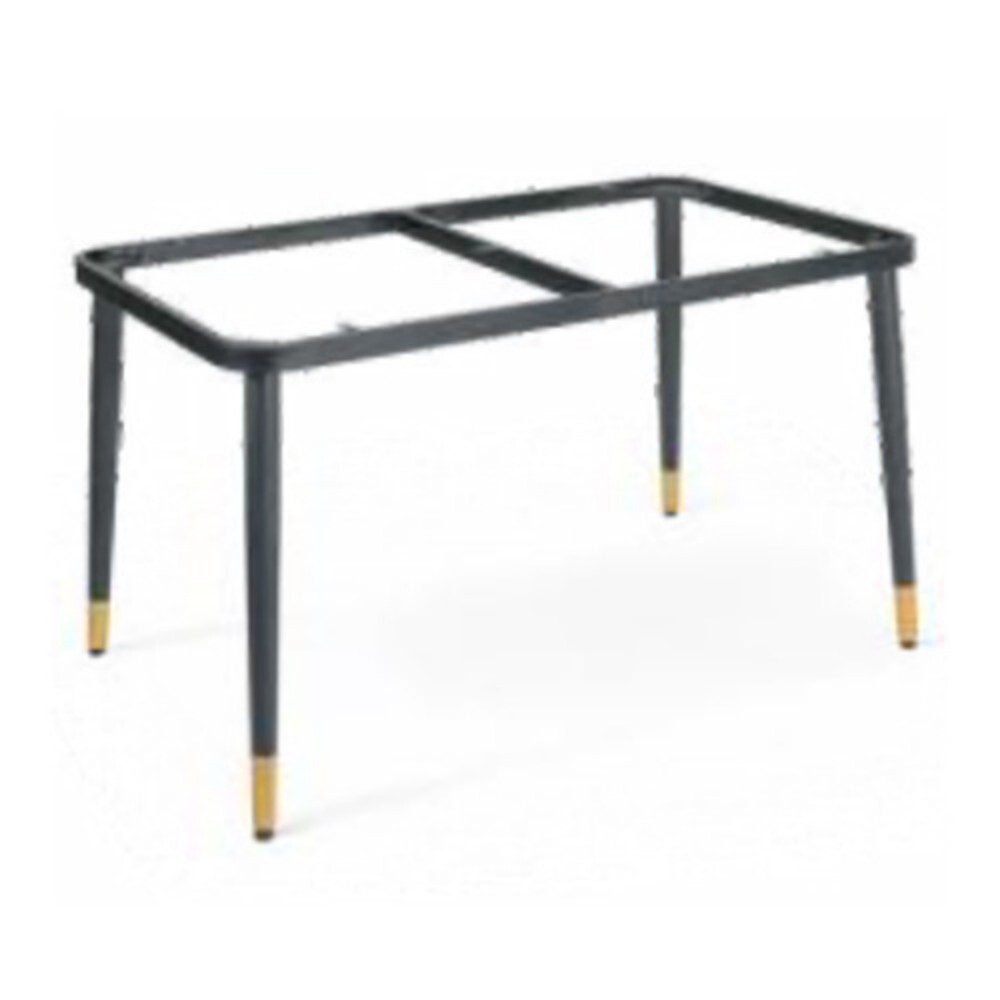 Qt 36 Black Coated Metal Frame Table Stand - Color: Different Available
