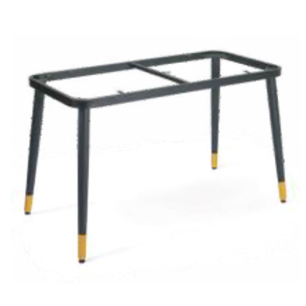 Qt 37 Black Coated Metal Frame Table Stand - Color: Different Available
