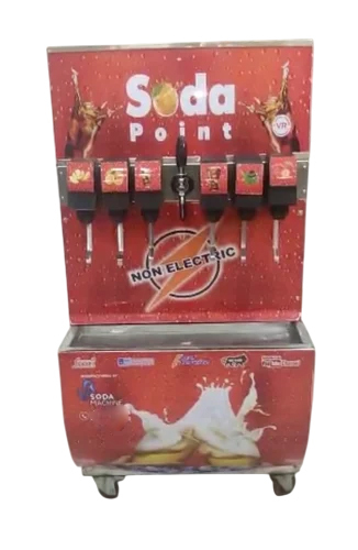 6 Plus 1 Soda Fountain Dispenser Machine - Capacity: Upto 100 Ltr