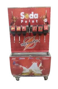 6 Plus 1 Soda Fountain Dispenser Machine - Capacity: Upto 100 Ltr