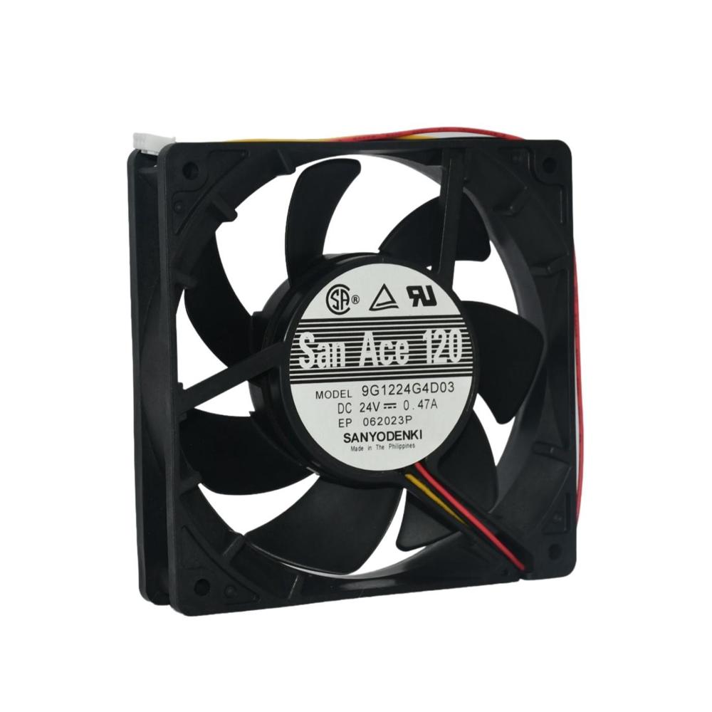 SANACE 9G1224G4D03 12025mm 24V 0.47A Ball Bearing Plastic Blades Cooling Fan Industrial Inverter Fan 