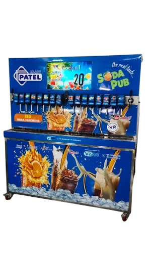 Blue Soda Fountain Machine - Automatic Grade: Automatic