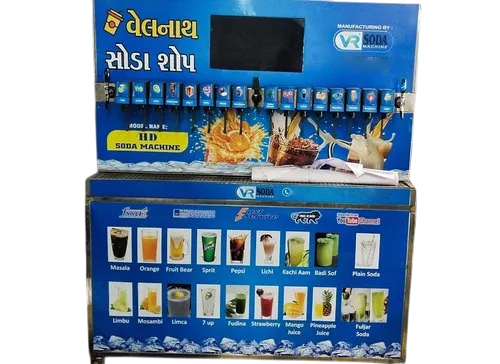 Hd Smart Model Soda Vending Machine - Color: Blue