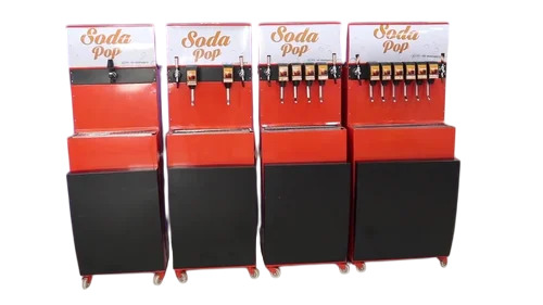 Nano Soda Vending Machine - Color: Red