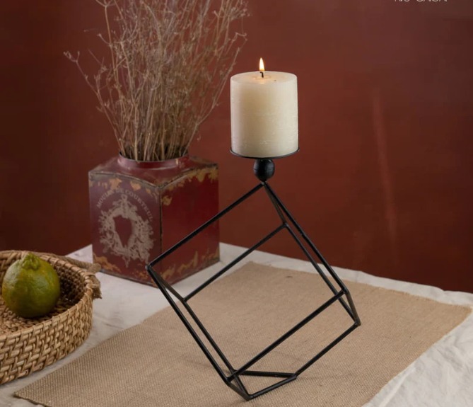 Geometric Candle Stand