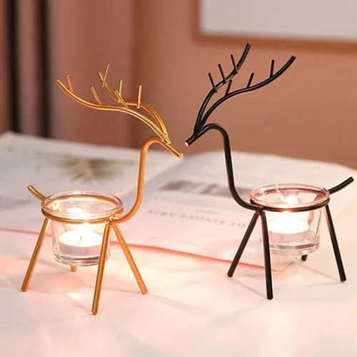 Deer Tea Light Candle Holder