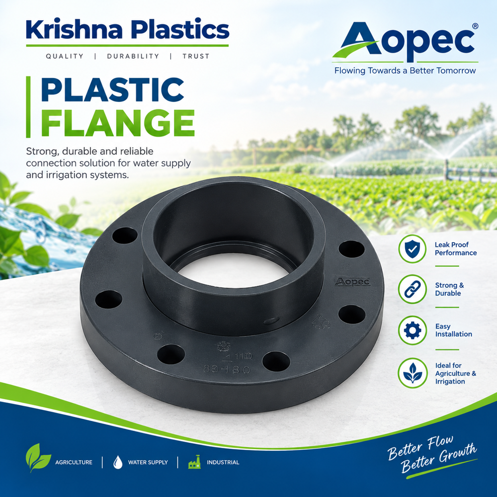 Pvc Flange - Color: Black
