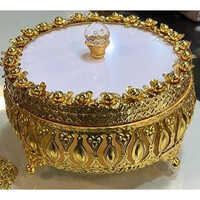 Decorative Metal Dry Fruit Or Candy Box