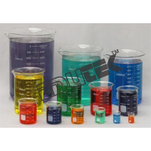 Beaker - High-grade Borosilicate Glass, 500ml Capacity, Clear With Graduated Markings