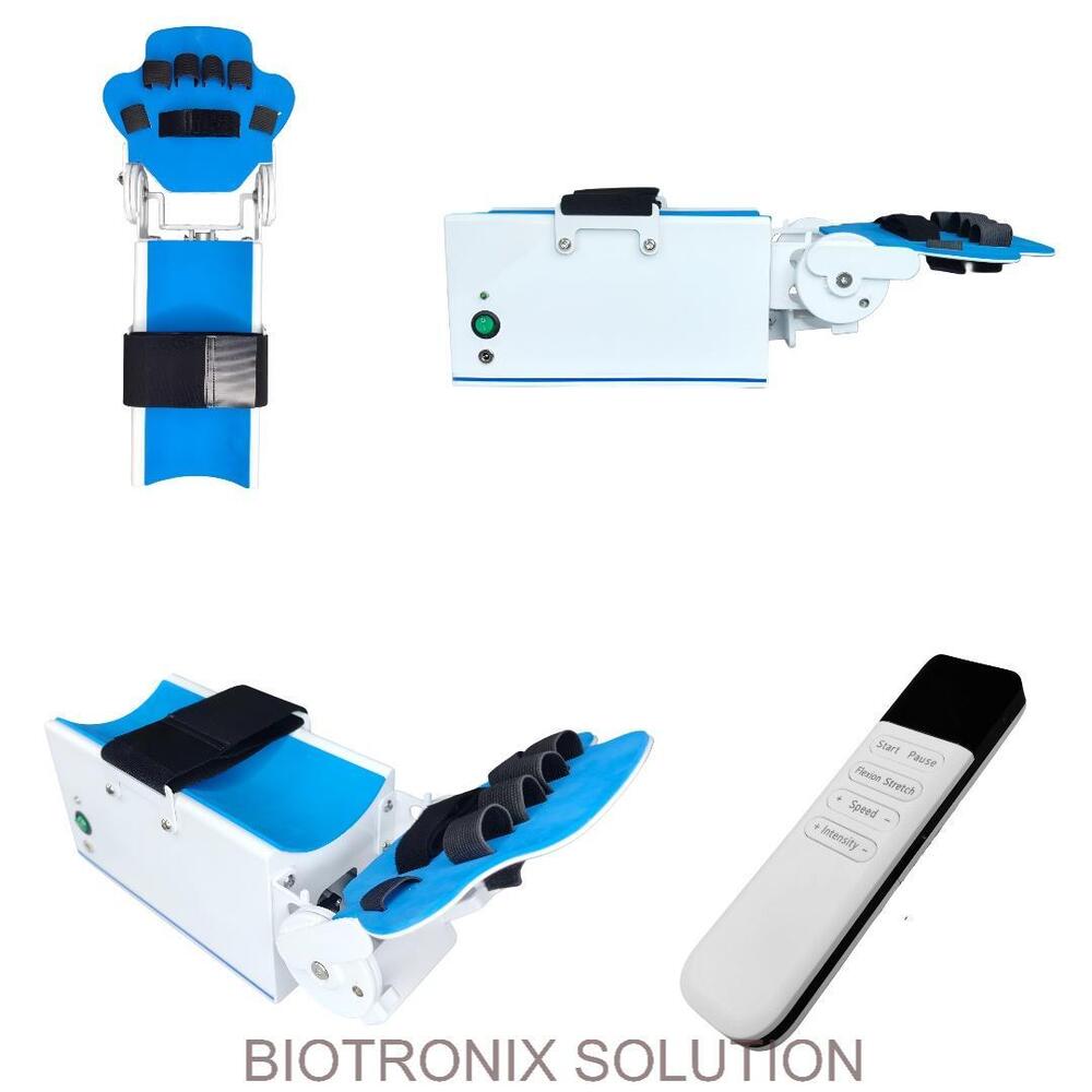 Remote Controlled Wrist CPM Therapy Device-Adjustable Range and Speed