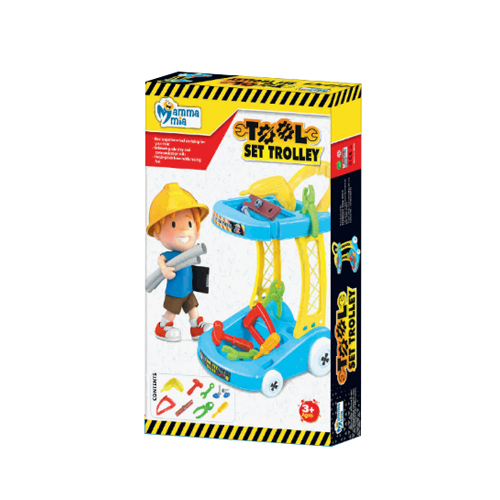 10Pcs Tool Trolley - Color: Multi Colour