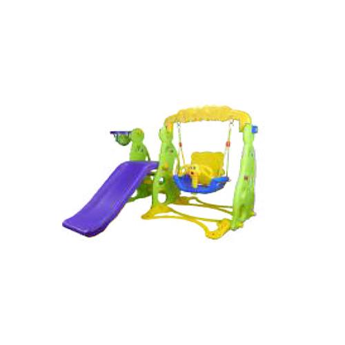 Dolphin Slide Cum Swing - Color: Multi Colour