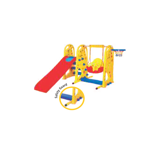 Dolphin Slide Cum Swing - Color: Multi Colour
