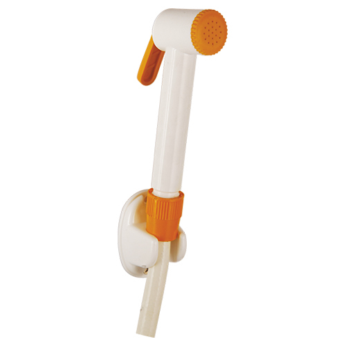 PHF-3104 ROUND YELLOW PTMT Health Faucet with 1 Mtr. Tube & Hook