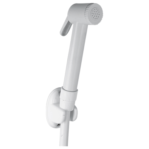PHF-3101 PLAIN PTMT Health Faucet with 1 Mtr. Tube & Hook