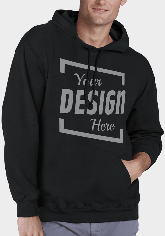 Pullover Hoodies - Color: Black