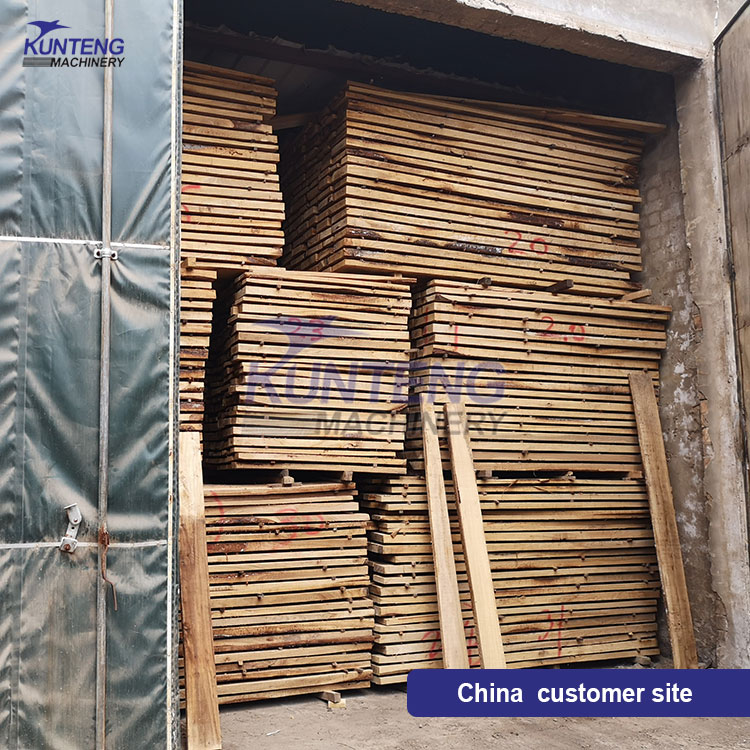 High Capacity New Pattern Timber Dryer Kiln Pallets Wood Drying Chamber Wood Drying Equipment - Color: Customized