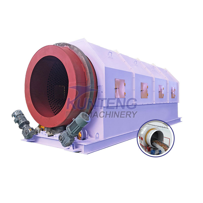 Urban Solid Waste Sorting Line, Rotating Screening Machine Garbage Sorting Machinery - Usage: Industrial