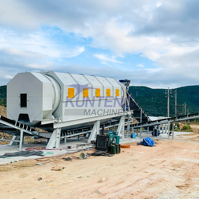 Urban Solid Waste Sorting Line, Rotating Screening Machine Garbage Sorting Machinery - Usage: Industrial