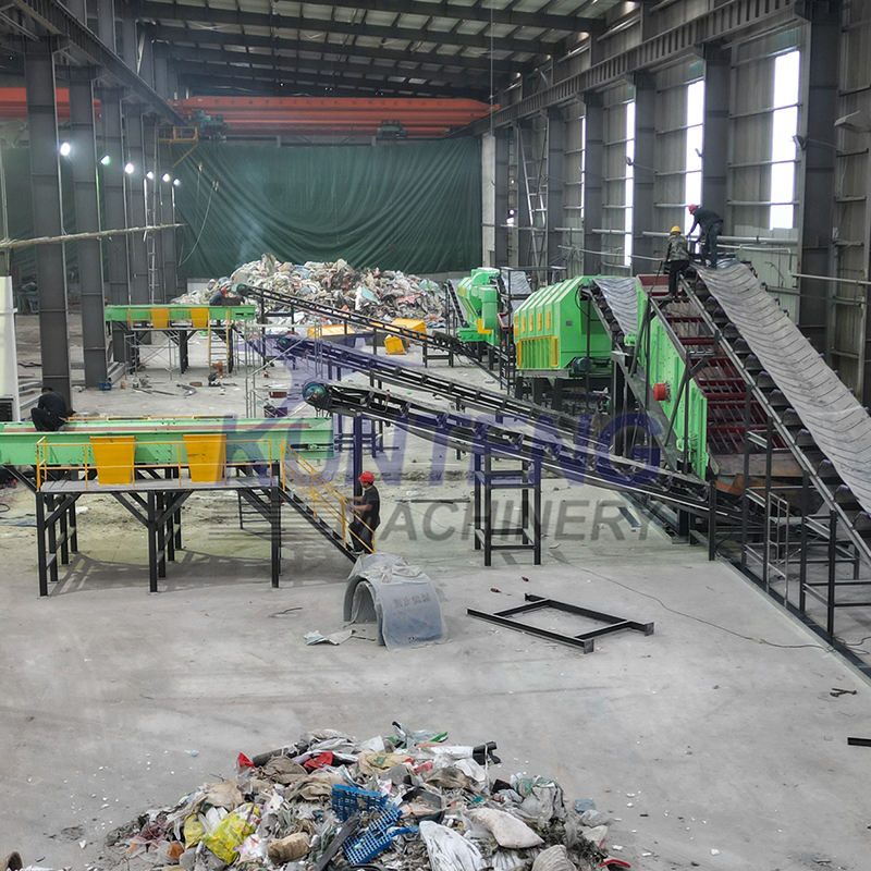 Msw Sorting And Rdf Production Line Garbage Shredding Combustion Rod Forming Equipment Waste Processing Machine - Application: Household (Solid Waste)