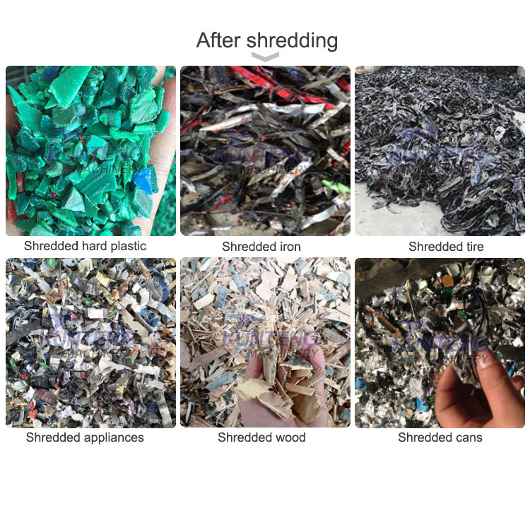 Large Industrial Waste Shredder Machine Waste Plastic Crusher Machine waste metal shredder