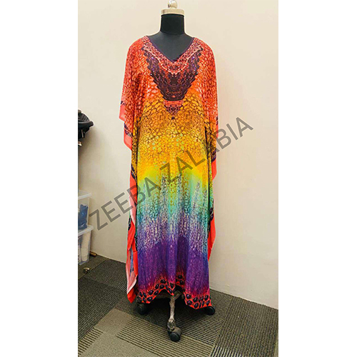 Georgette Kaftan - Color: Multi Color