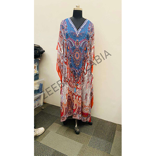 Georgette Kaftan - Color: Multi Color