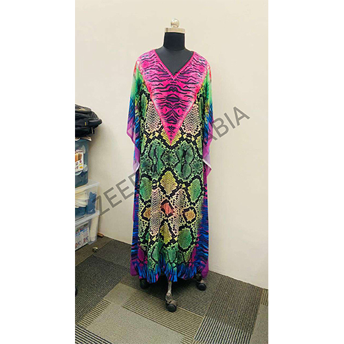 Georgette Kaftan - Color: Multi Color